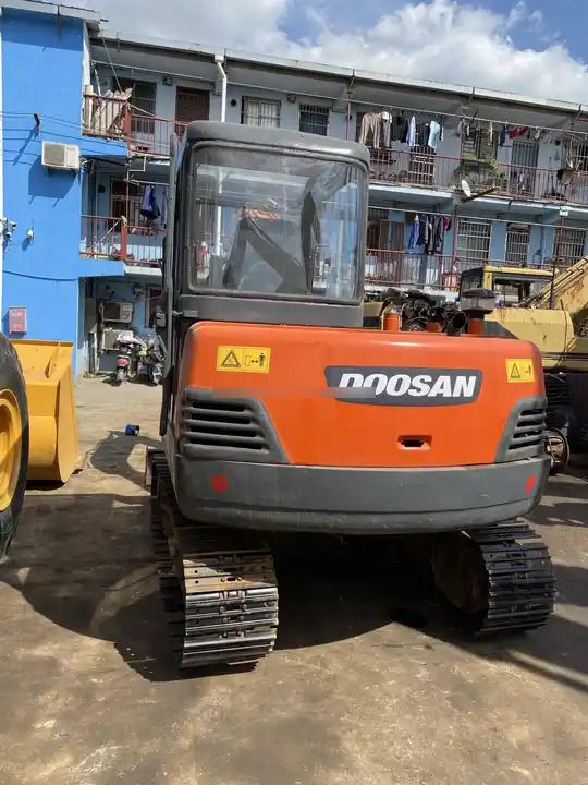 2019 Doosan DH55-V mini excavator, rear view 2019 Doosan DH55-V mini excavator, rear view