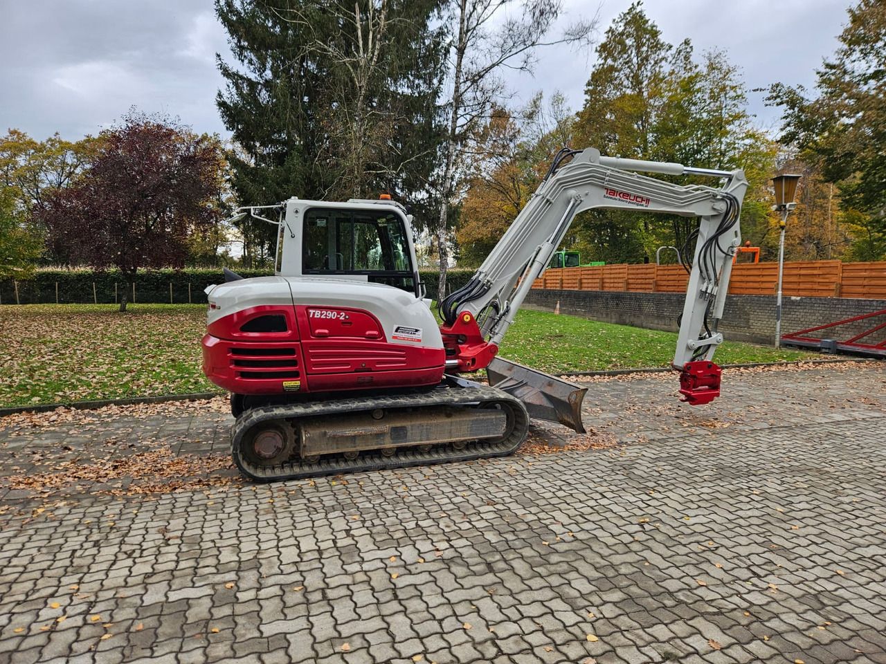 2020 Takeuchi TB290-2 mini excavator, side view