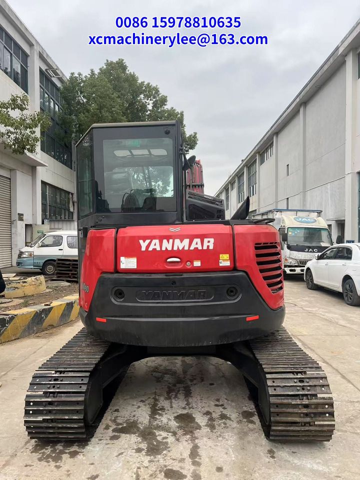 2023 Yanmar 80VIO crawler excavator, rear view 2023 Yanmar 80VIO crawler excavator, rear view