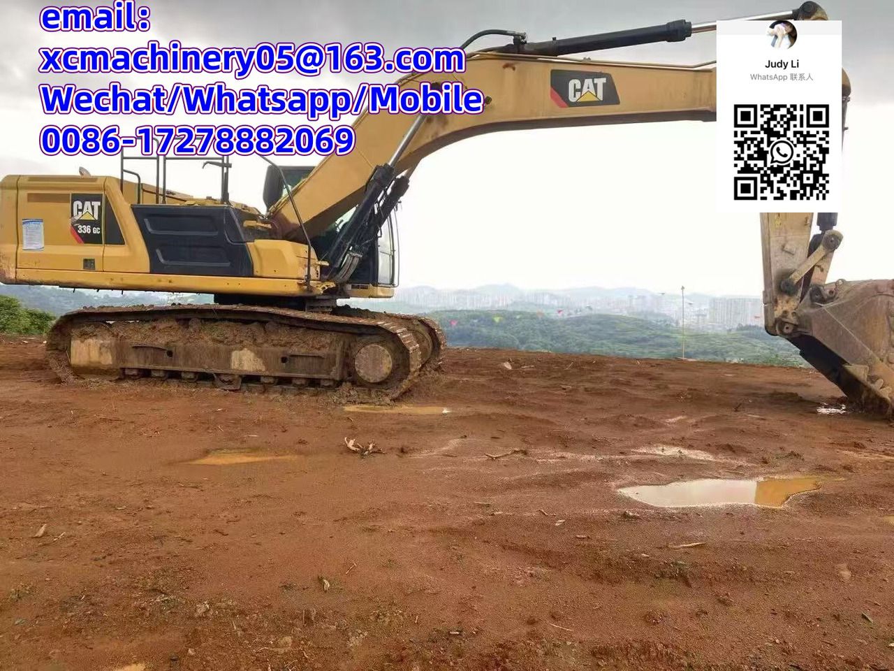 2023 Caterpillar 336GC crawler excavator side view