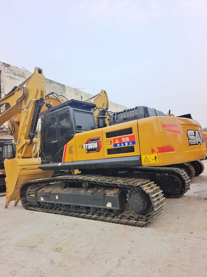 2025 Sany SY365H crawler excavator, rear three-quarter view