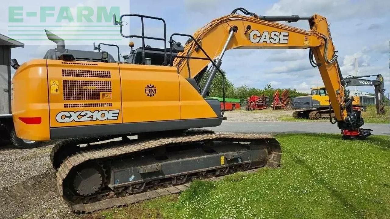 2022 CASE CX210E crawler excavator, rear three-quarter view 2022 CASE CX210E crawler excavator, rear three-quarter view