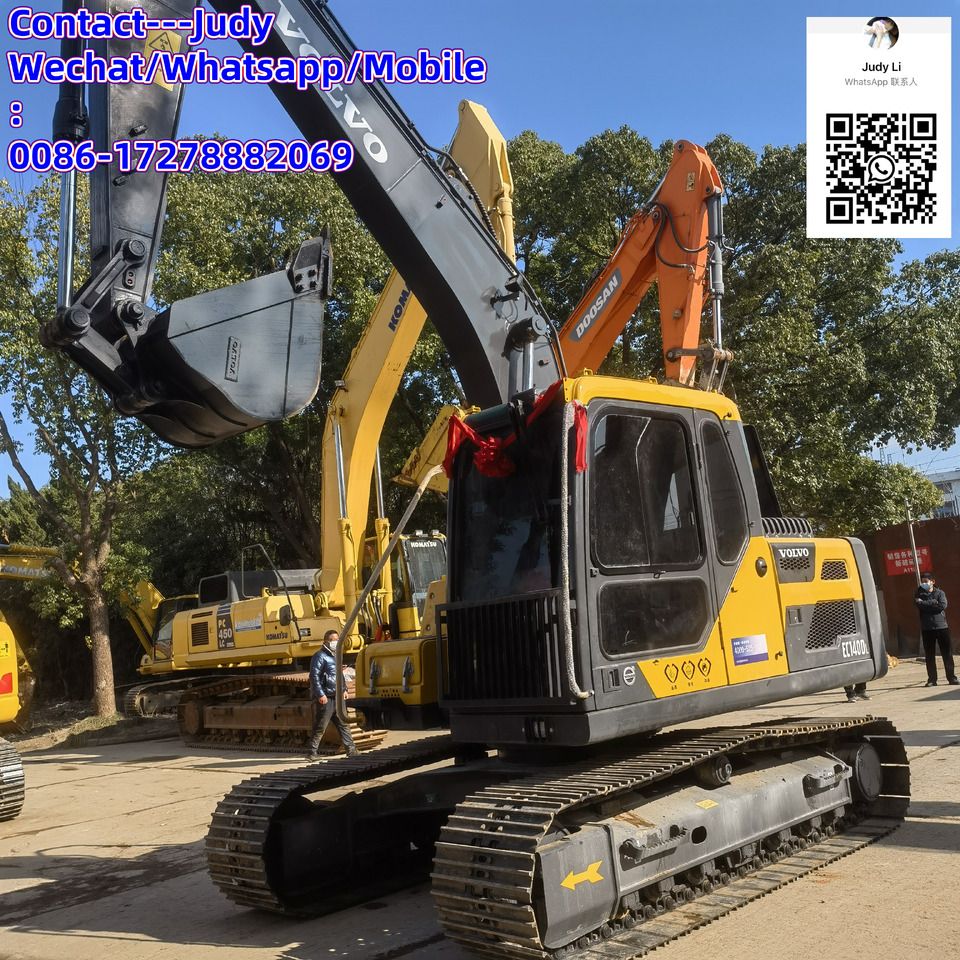2020 Volvo EC140D crawler excavator, front three-quarter view