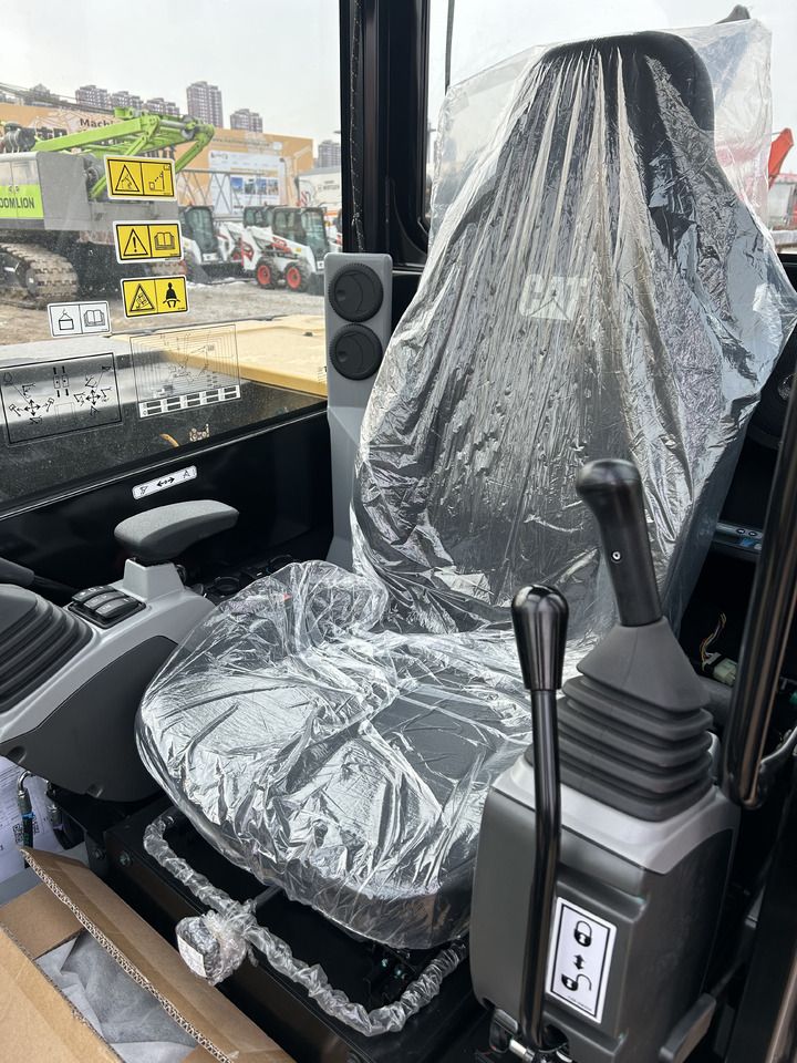 2023 Caterpillar 305.5GC crawler excavator interior cab view 2023 Caterpillar 305.5GC crawler excavator interior cab view