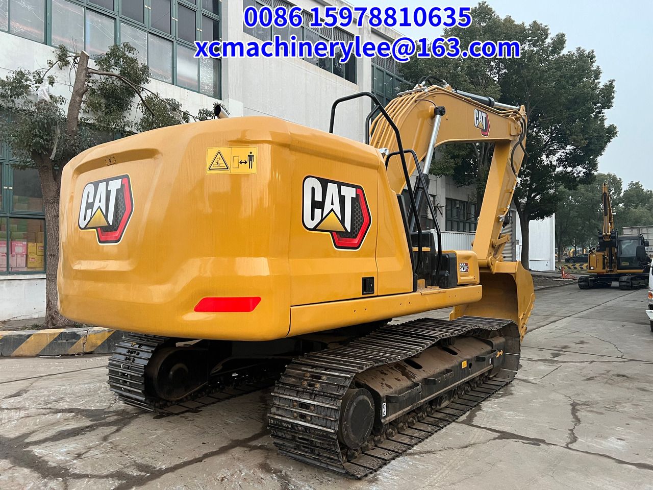 2024 Caterpillar 320GC crawler excavator, rear three-quarter view 2024 Caterpillar 320GC crawler excavator, rear three-quarter view