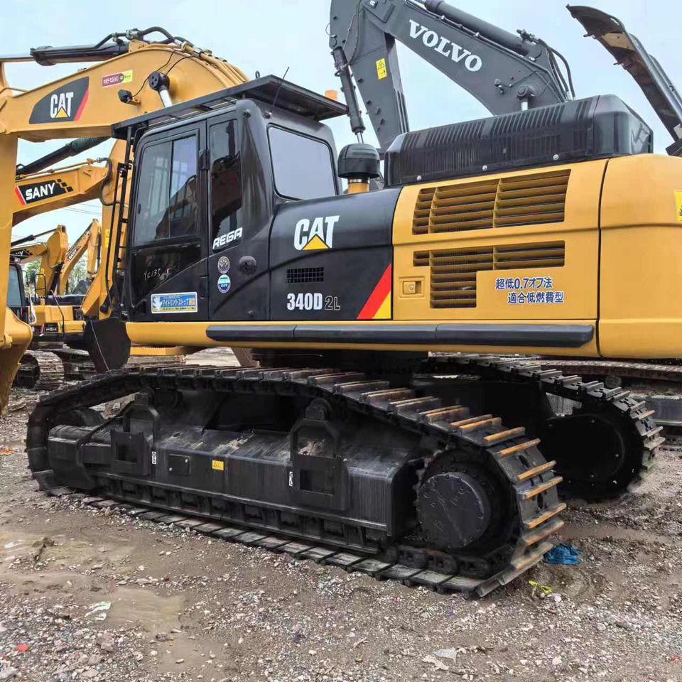 2020 Caterpillar 340D L crawler excavator, side profile view 2020 Caterpillar 340D L crawler excavator, side profile view