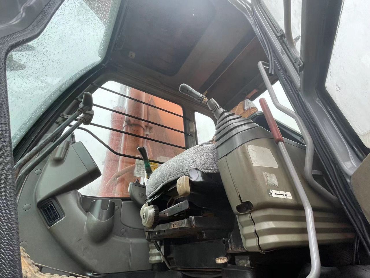 2013 Hitachi ZX350LCH-1 crawler excavator interior cab view 2013 Hitachi ZX350LCH-1 crawler excavator interior cab view