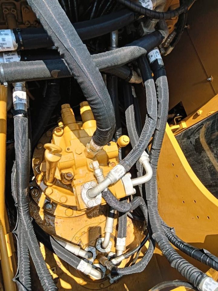 2024 Caterpillar 320D rupsgraafmachine hydraulisch draaiverbinding detail