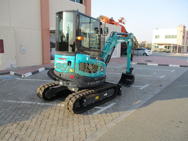 2023 Sunward SWE25UF mini excavator, rear three-quarter view 2023 Sunward SWE25UF mini excavator, rear three-quarter view