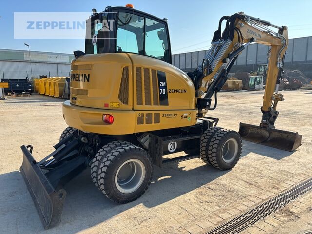 2023 Zeppelin ZM70 wheel excavator, rear three-quarter view 2023 Zeppelin ZM70 wheel excavator, rear three-quarter view