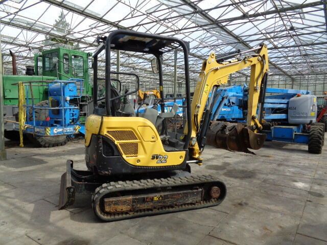 2022 Yanmar SV22 mini excavator, three-quarter view 2022 Yanmar SV22 mini excavator, three-quarter view