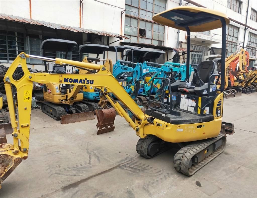 2023 Komatsu PC18MR-3 mini excavator, side view 2023 Komatsu PC18MR-3 mini excavator, side view