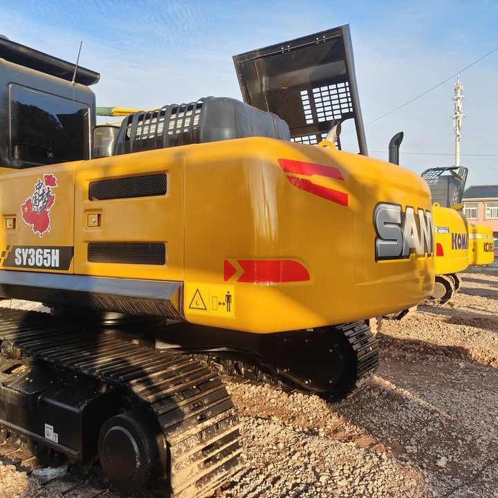 2023 Sany SY365H crawler excavator rear three-quarter view