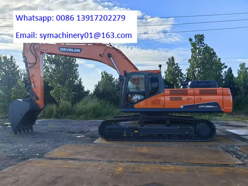 2026 Develon DX360LCA crawler excavator side view 2026 Develon DX360LCA crawler excavator side view