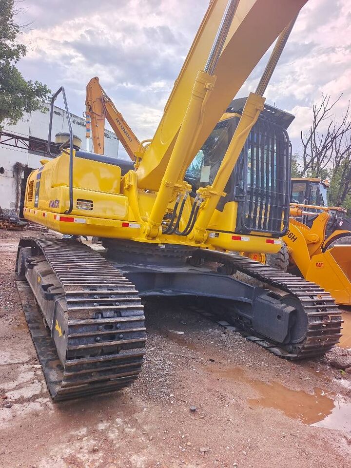 2024 Komatsu PC300 crawler excavator, rear three-quarter view