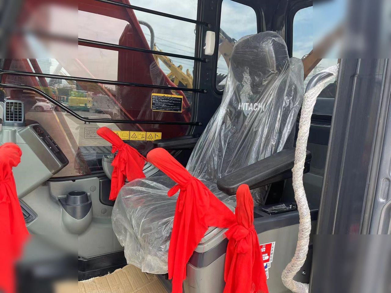 2020 Hitachi ZX200 crawler excavator interior view