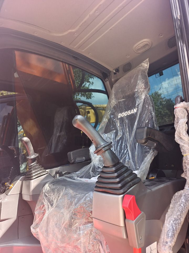 2024 Doosan DX225LCA crawler excavator interior cab view
