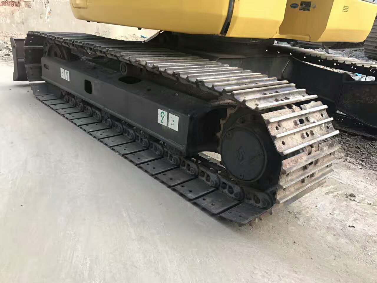 2021 Komatsu PC78US crawler excavator undercarriage view