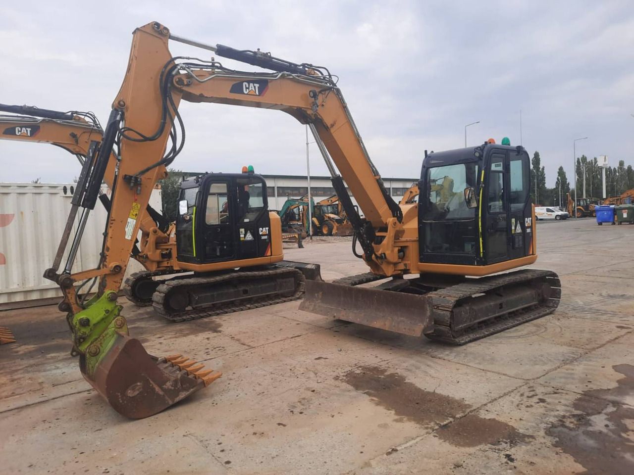2018 Caterpillar 308E2CR crawler excavator side view