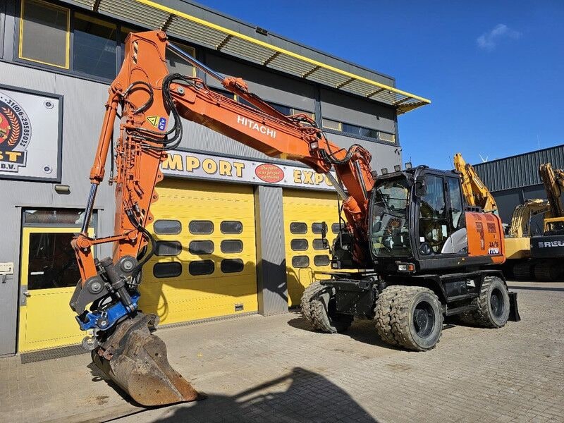 2019 Hitachi ZX170W-6 wheel excavator, side view 2019 Hitachi ZX170W-6 wheel excavator, side view