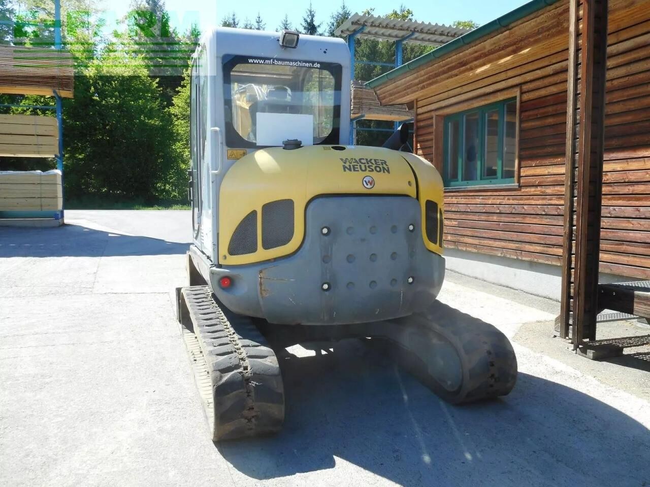 2015 Wacker Neuson 50Z3 mini excavator rear view 2015 Wacker Neuson 50Z3 mini excavator rear view