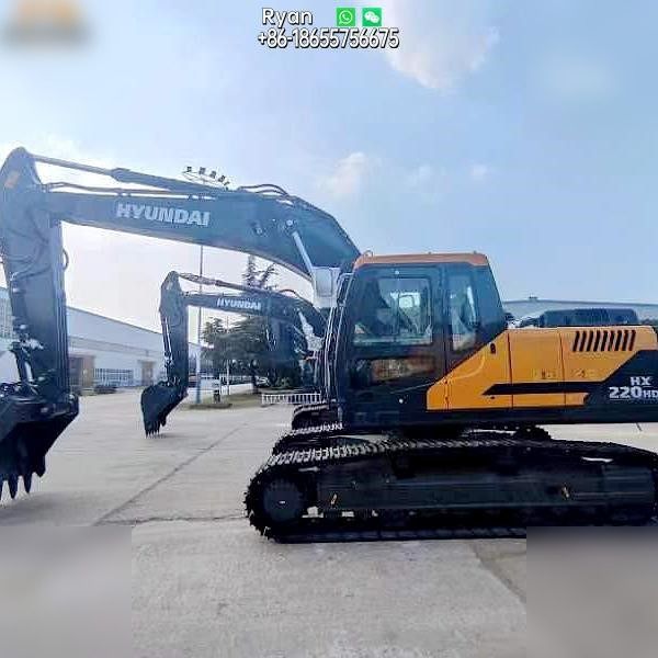 2026 Hyundai HX220HD crawler excavator side view 2026 Hyundai HX220HD crawler excavator side view