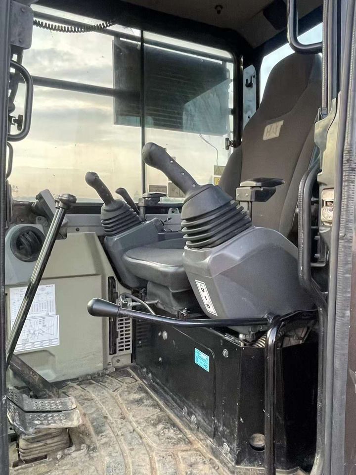 2019 Caterpillar 303.5E mini excavator interior cab view