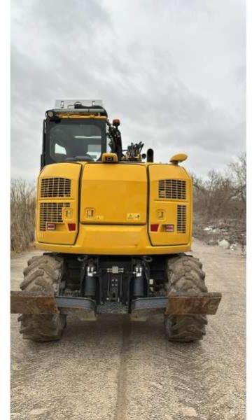 2021 Komatsu PW98MR-11E0 wheel excavator, rear view