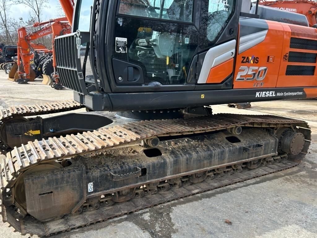 2022 Hitachi Zaxis 250 LCN-7 crawler excavator side view
