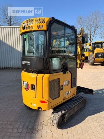 2022 Caterpillar 301.6-05A mini excavator, rear three-quarter view 2022 Caterpillar 301.6-05A mini excavator, rear three-quarter view