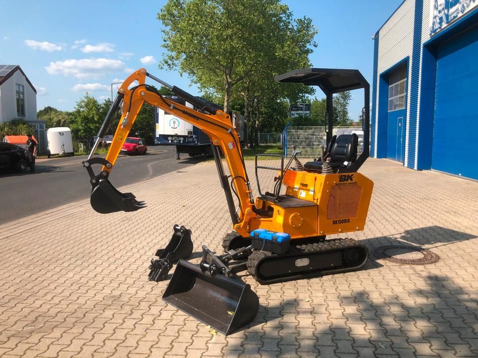 2026 Berger Kraus BK1500JS mini excavator, side view
