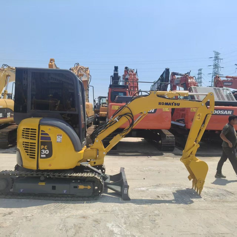 2024 Komatsu PC30MR mini excavator, side view