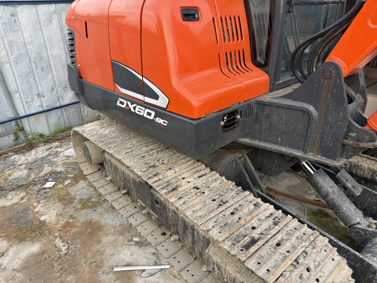 2024 Doosan DX60-9C crawler excavator side view