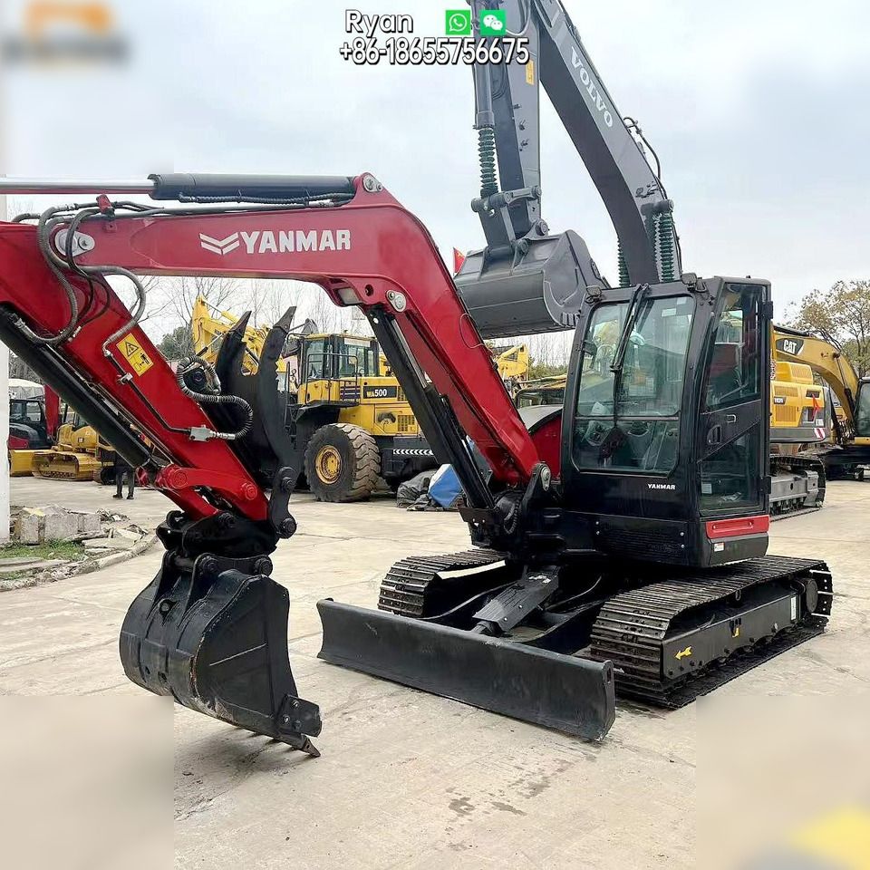 2020 Yanmar VIO80 crawler excavator, side view