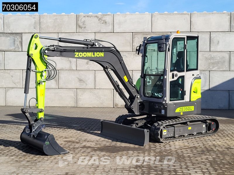 2024 Zoomlion ZE35GU mini excavator, side view