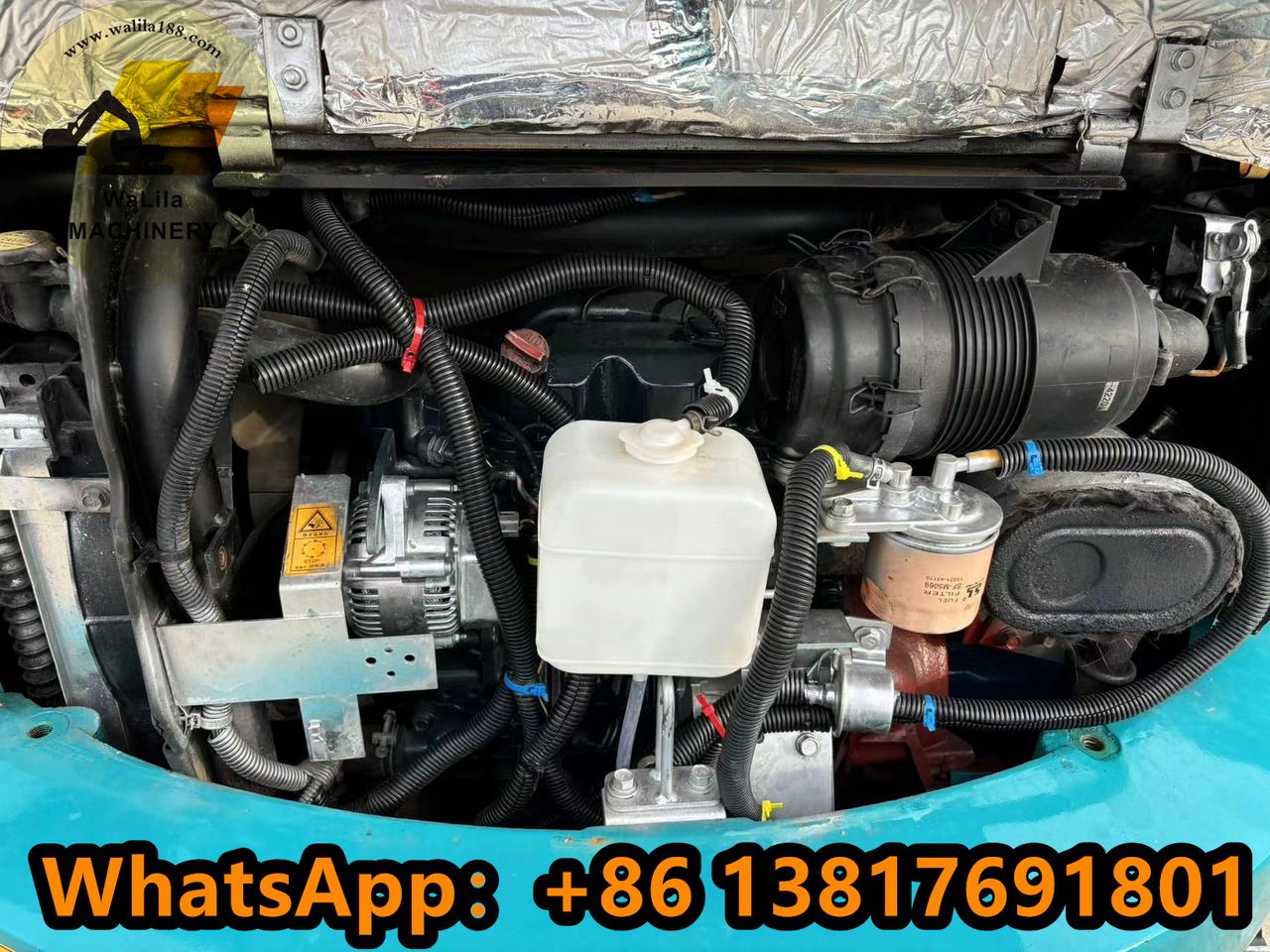 2022 Kubota U35 Mini Excavator engine compartment view 2022 Kubota U35 Mini Excavator engine compartment view