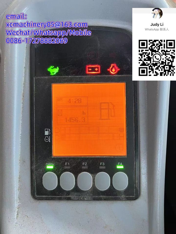 2023 Yanmar VIO55 mini excavator digital instrument cluster view 2023 Yanmar VIO55 mini excavator digital instrument cluster view