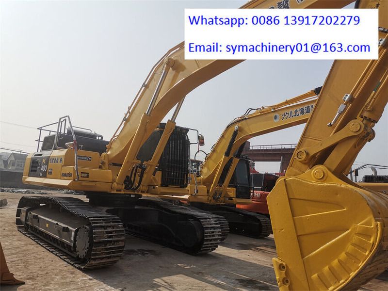 2021 Komatsu PC400 LC crawler excavator side view 2021 Komatsu PC400 LC crawler excavator side view
