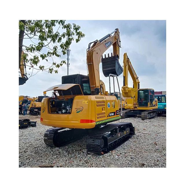 2021 Sany SY95C mini excavator, rear three-quarter view 2021 Sany SY95C mini excavator, rear three-quarter view