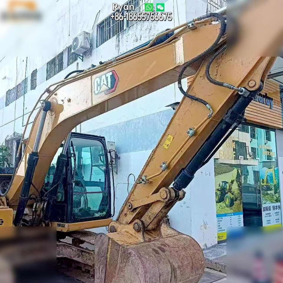 2024 Caterpillar 316GC crawler excavator, side view of boom and cab