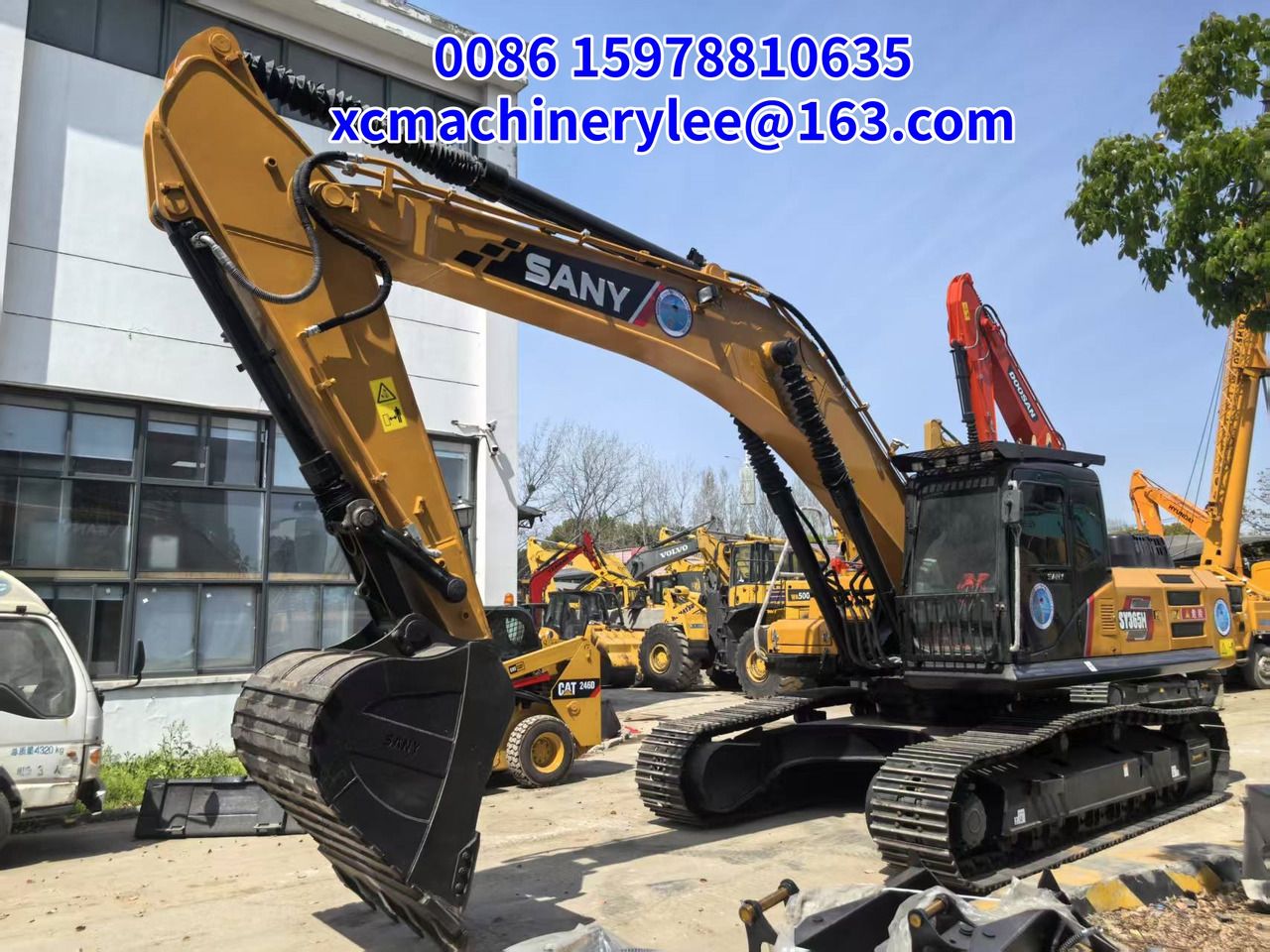 2024 Sany SY365H crawler excavator, side view