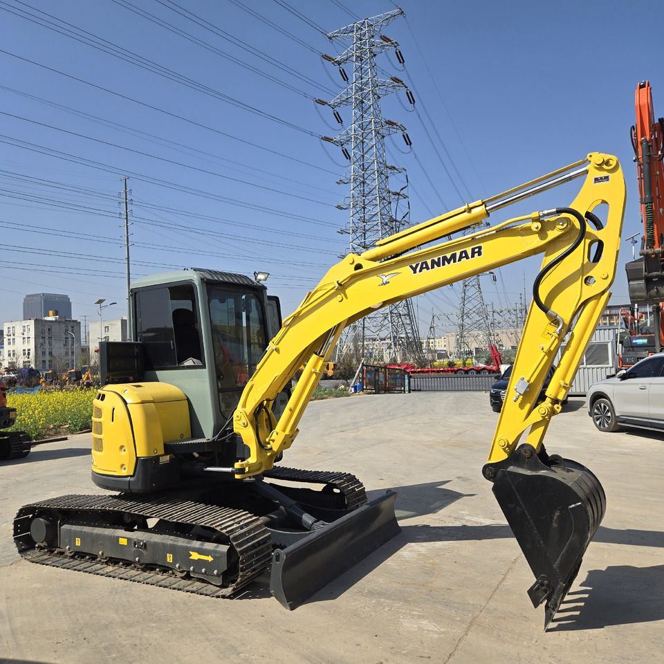 2023 Yanmar VIO55 mini excavator, side profile view 2023 Yanmar VIO55 mini excavator, side profile view