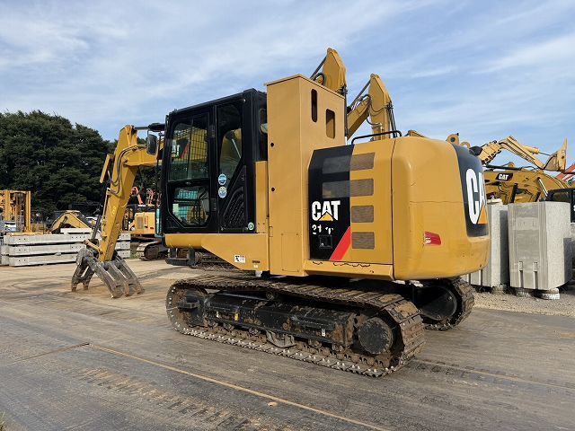 2016 Caterpillar 312E crawler excavator, rear three-quarter view 2016 Caterpillar 312E crawler excavator, rear three-quarter view