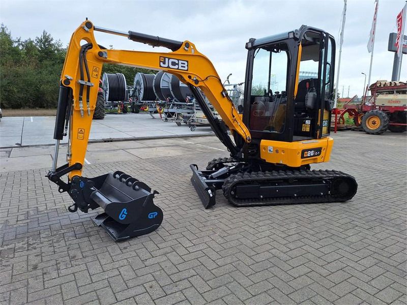 2024 JCB 26C-1 mini excavator, side view 2024 JCB 26C-1 mini excavator, side view