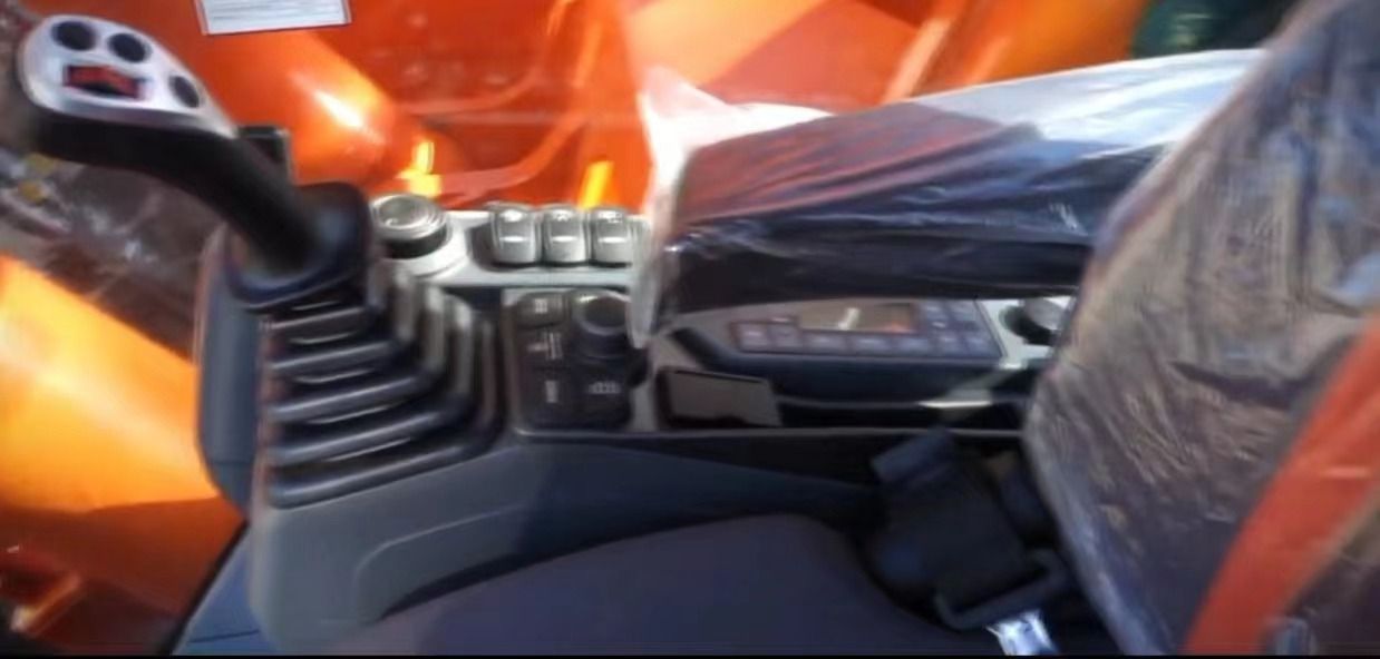 2020 Doosan DX420LC crawler excavator interior cab view 2020 Doosan DX420LC crawler excavator interior cab view