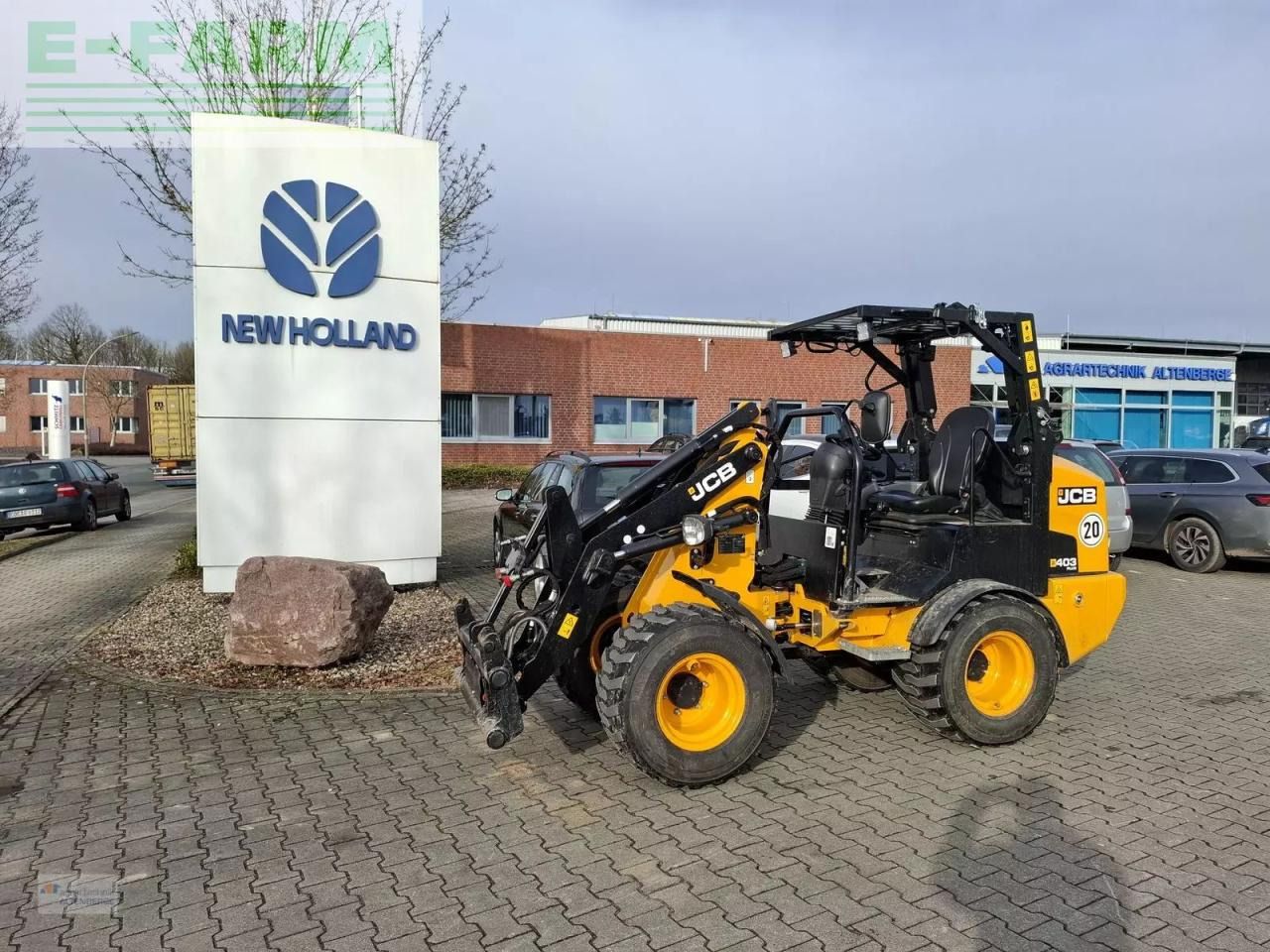 2024 JCB 403PLUS wheel loader, side view 2024 JCB 403PLUS wheel loader, side view