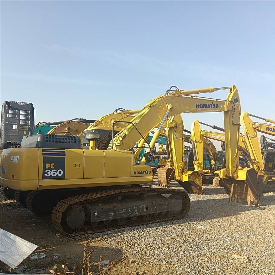 2023 Komatsu PC360-7 crawler excavator, rear three-quarter view 2023 Komatsu PC360-7 crawler excavator, rear three-quarter view