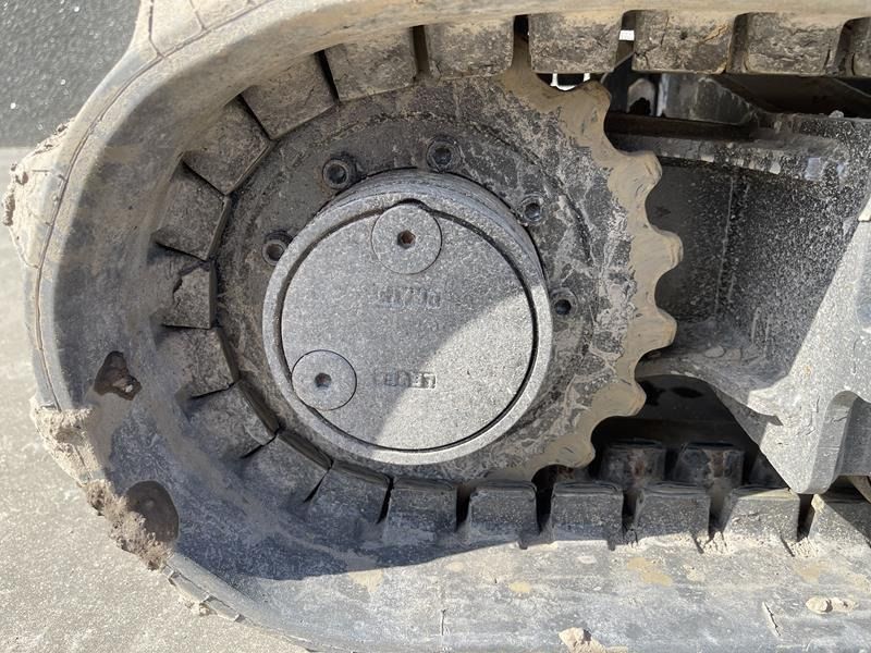 2019 JCB 15C-1 mini excavator track drive sprocket detail