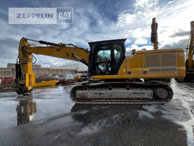 2020 Caterpillar 340-07A crawler excavator, side profile view 2020 Caterpillar 340-07A crawler excavator, side profile view