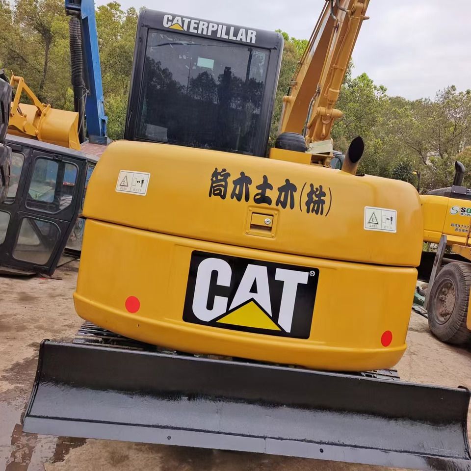 2022 Caterpillar 307E2 mini excavator, rear view 2022 Caterpillar 307E2 mini excavator, rear view